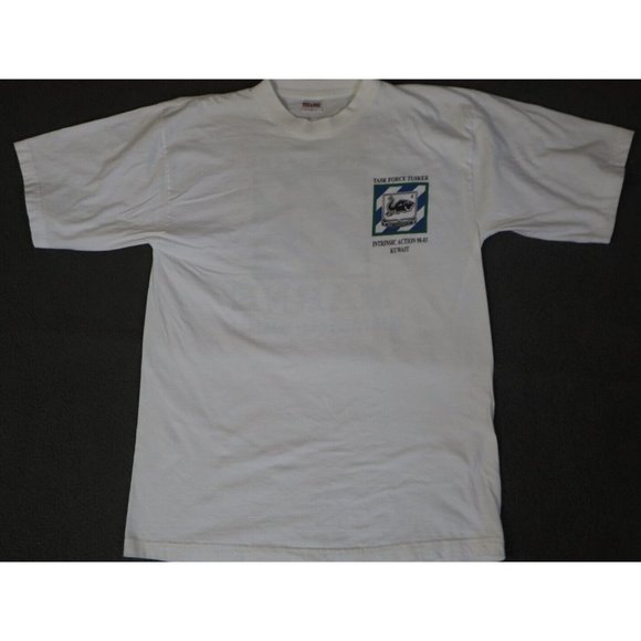 Vintage Titanic T-shirt Men's Size L White Army Marines Graphics Print Pullover - Picture 1 of 8